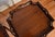 1940s Pair of English Chippendale Carved Mahogany Side Tables / End Tables For Sale - Image 6 of 18