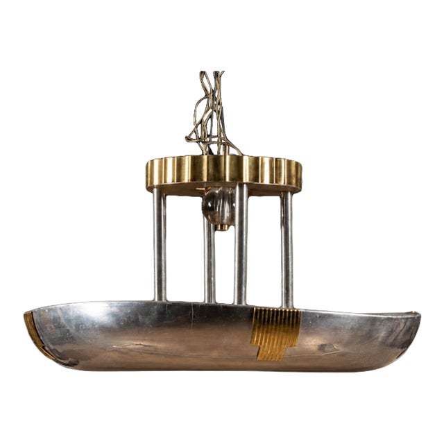 C. 1920 Art Deco Ceiling Light Fixture For Sale