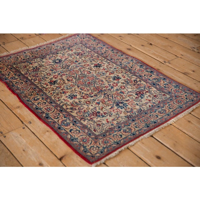 Vintage Isfahan Rug - 2'8" x 3'7" For Sale - Image 9 of 11