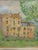 A charming vintage pastel landscape purchased in Bellagio, Italy, and brought home in my suitcase! It depicts a...