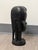 Wood 1960s Hand‑Carved Ebony Wood Bust on Ribbed Pedestal Base For Sale - Image 7 of 11