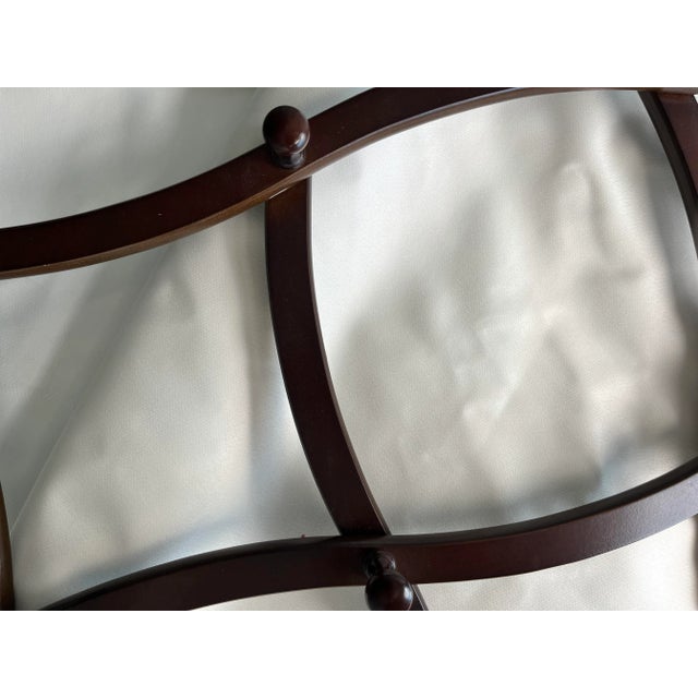 Antique American Victorian Walnut Folding Adjustable Wall Hanging Hat Rack For Sale - Image 4 of 12