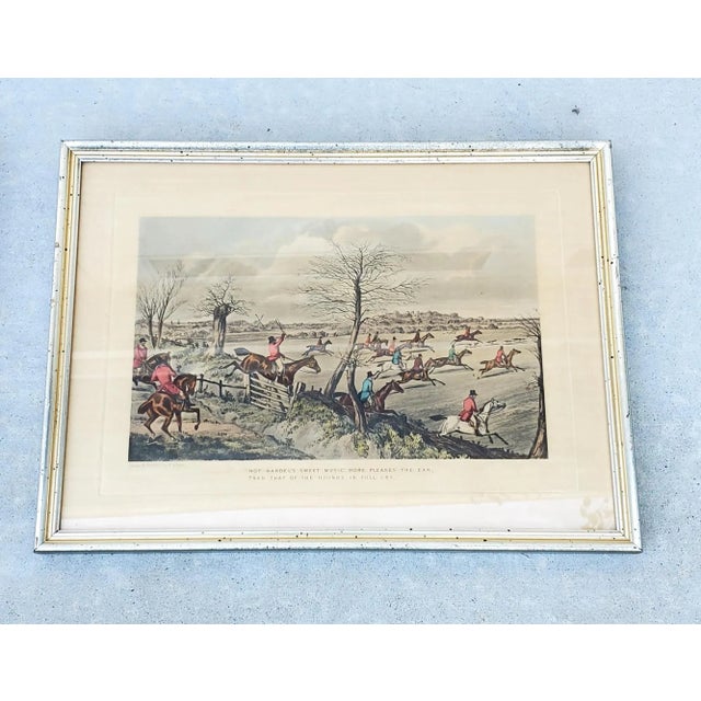 Antique Set of Five Hunting Prints Drawn & Etched by H Alken. This is a rare set of five antique ALKEN, Henry Hunting...