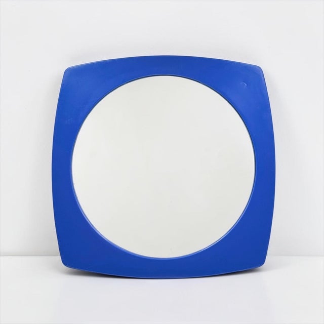 French Space Age Mirror with Plastic Frame, 1970s For Sale - Image 12 of 12