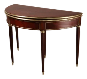 Mahogany Console Games Table