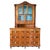 18th Century Inlaid and Carved Cherrywood Vitrine Buffet, 1790s, Set of 2 For Sale - Image 18 of 18