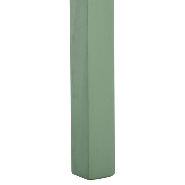 Early 21st Century Darlyn Scalloped Rectangle Accent Table in Sage For Sale - Image 5 of 8