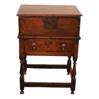 17th Century Oak Bible Chest For Sale