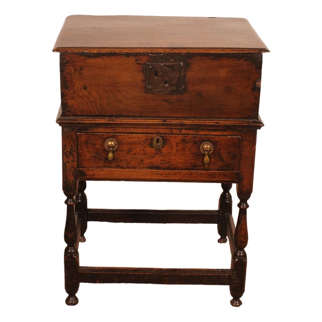17th Century Oak Bible Chest For Sale