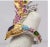 1990s 1990s Sterling Gold, Ruby, Amethyst & Emerald Gemstone D Dragon Ring Size 9 For Sale - Image 5 of 7