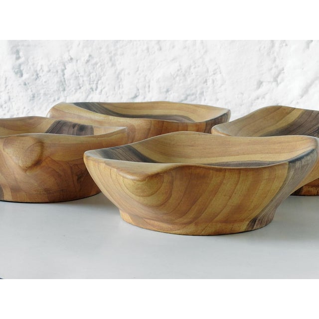 Ceramic Ceramic Bowls by Grandjean-Jourdan, Vallauris, France, 1950s, Set of 4 For Sale - Image 7 of 10