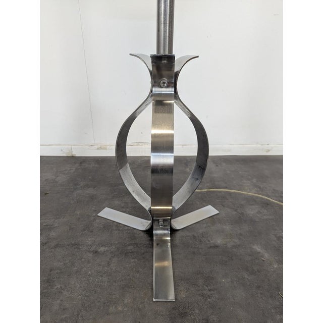 Space Age Chrome Floor Lamp, 1960s For Sale - Image 3 of 7