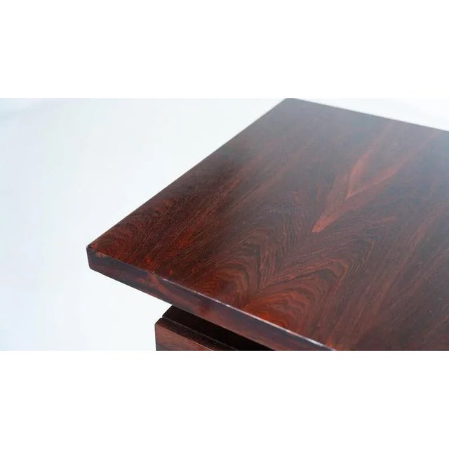 Mid-Century Modern Italian Wooden Desk with Drawers, 1960s For Sale - Image 10 of 18