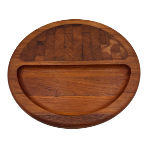 Vintage Teak Dansk Serving Tray Cutting Board Platter by Jens H. Quistgaard
