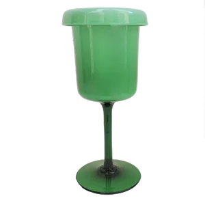 Italian Mint Green Goblet Vase