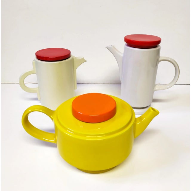 Postmodern Postmodern Ceramic Set from SIC, 1970s, Set of 5 For Sale - Image 3 of 7