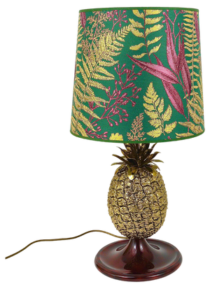 Hollywood Regency Pineapple Brass Table Lamp by Mauro Manetti, Italy, 1970s