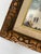 Wood Vintage Framed Winter Scene Print For Sale - Image 7 of 8
