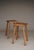 Set of Rustic Oak High Stools. 1970s For Sale - Image 11 of 16