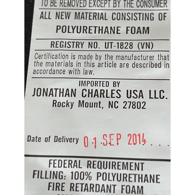 Jonathan Charles Woven Wood Club Chair For Sale In Las Vegas - Image 6 of 11