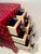 Rick Oginz Signed 1999 Painted Wood Sculptural 6-Drawer Jewelry Cabinet For Sale In Los Angeles - Image 6 of 11