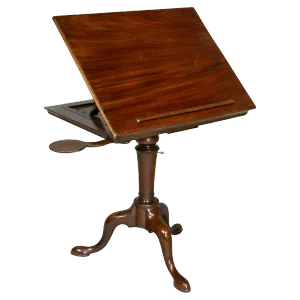 George III Mahogany Reading Stand