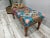 Turkish Rug Print Fabric Upholstered Piano Bench For Sale In Raleigh - Image 6 of 10
