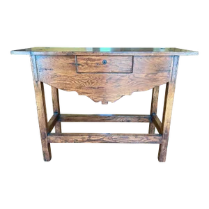 Guy Chaddock Stained Maple Melrose Collection Single Drawer Console Table