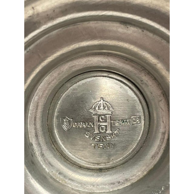 Swedish Art Deco Pewter Vase by C.G. Hallberg, 1929 For Sale - Image 10 of 11