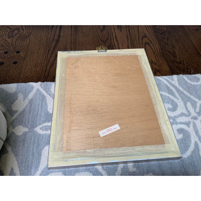 1970s Vintage Framed Asian Hand Embroidered Silk Art For Sale - Image 9 of 13