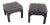 1970s Contemporary Square Tufted Benches - a Pair For Sale