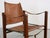 Vintage Safari Chair in Leather For Sale - Image 6 of 17