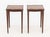 French Louis XVI Style Mahogany Side Tables, 2 For Sale - Image 3 of 9