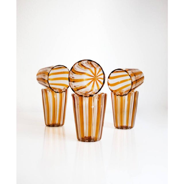 Italian Murano Glassware by Angelo Ballarin for Ribes Studio, 2004, Set of 6 For Sale - Image 7 of 18
