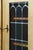 Mid-Century Modern Vintage Oak Brutalist Display Cabinet with Leaded Glass in the style of Kjærnulf, Denmark, 1960s For Sale - Image 3 of 18
