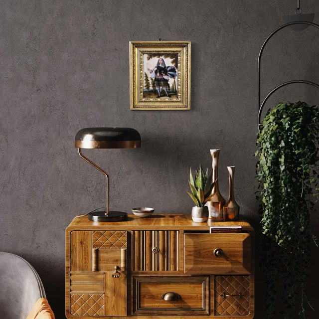 Unknown, Portrait of a South American Nobleman, 1680, Oil & Marble For Sale - Image 14 of 15