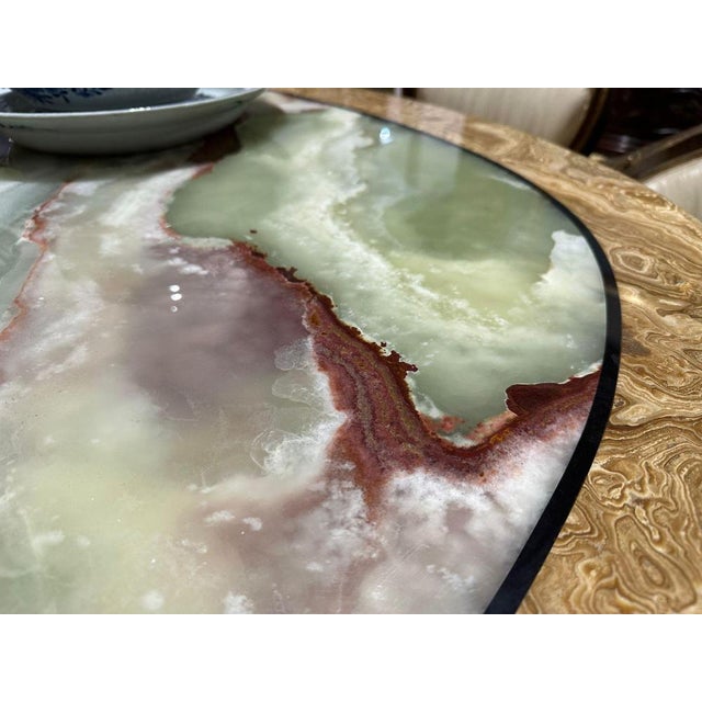 20th Century Italian Oval Dining Table For Sale - Image 6 of 17