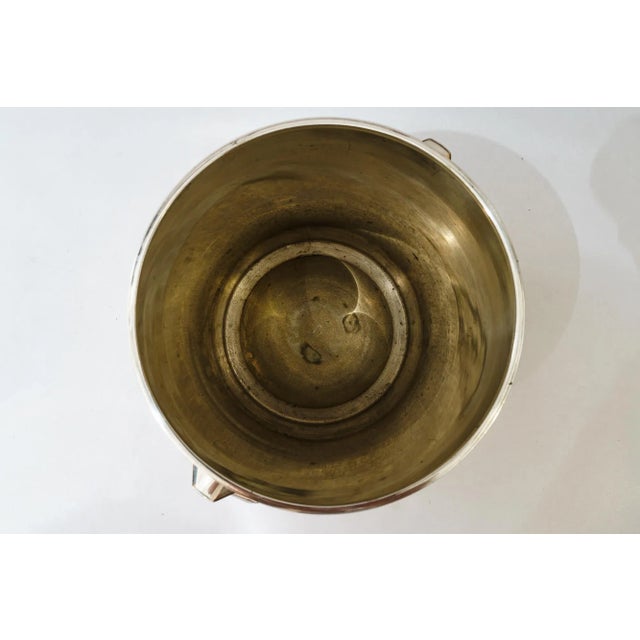 Metal Vintage Silvered Champagne Bucket, 1920s For Sale - Image 7 of 9