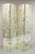 Vintage Chinoiserie Hand Painted Silver Leaf Large Birds and Butterflies 4 Panel Folding Screen Room Divider (A). Item...