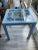 2020s Chelsea House Blue Trellis Side Table For Sale - Image 5 of 5