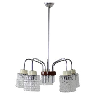 Mid-Century Chandelier from Lidokov, 1960s For Sale