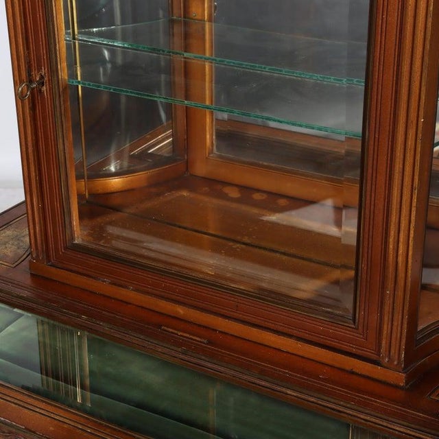 1920s Antique French Louis XVI Gilt Wood & Ormolu Vitrine C1920 For Sale - Image 5 of 16