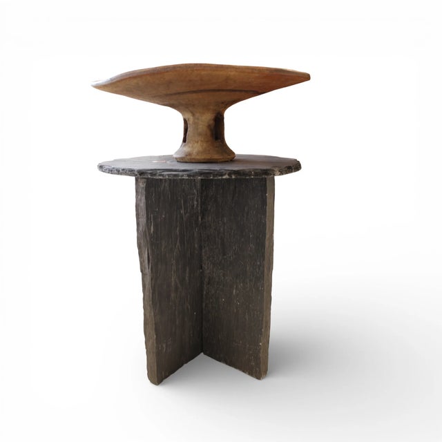 French Late 20th Century French Slate Table - Round Shape For Sale - Image 3 of 3