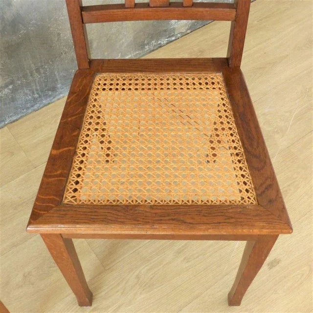 Set of Art Nouveau Side Chairs For Sale - Image 3 of 8