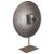 Hand-Hammered Iron Disc Sculpture With Center Handle For Sale - Image 9 of 9