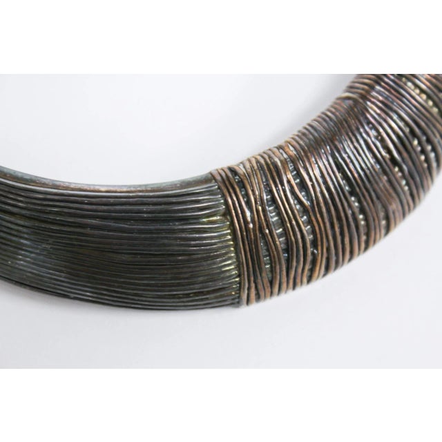 Silver Round Bead Choker Necklace