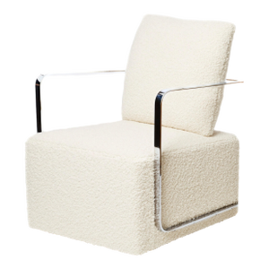 Silla Armchair, Lazzarini & Pickering, Marta Sala Editions, Polished Stainless