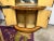 Italian Art Deco Bar. This handsome Italian deco dry bar in mixed woods has two parts resting on a plinth. The upper...