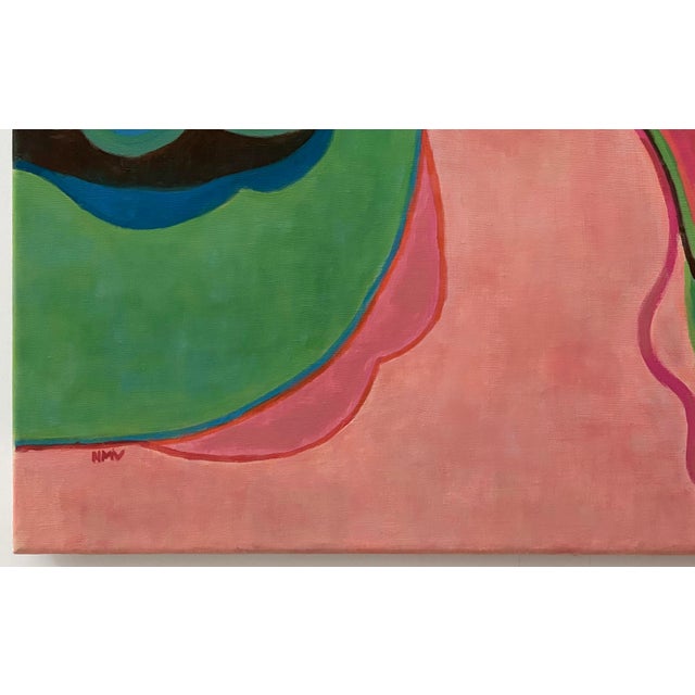 2020s “Garden Meander” Oil on Linen by Nancy M. Vignola - For Sale - Image 5 of 7