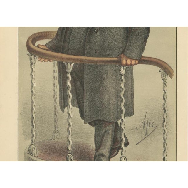 Victorian Reformer at the Rail Vanity Fair Men of the Day, 1870, Paper For Sale - Image 3 of 9